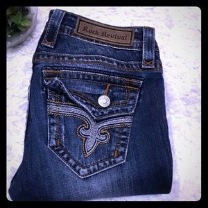 Rock Revival Pavo J Straight Leg Jeans size 25